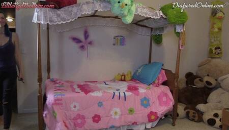 Bunny: Diaper Exposed in Front of Friend