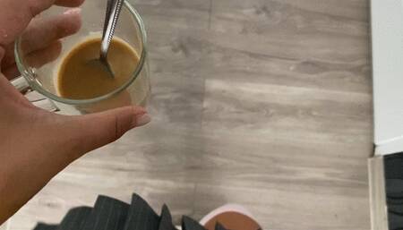 the housewife sucks the cock of the working man who works in her house part A