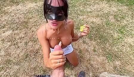 Angela Doll - French Gets Fucked By A Breton Surfer In Public - Public