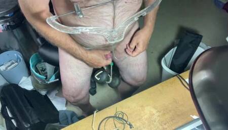 Balls Drop Stretched with 2 7lb Weights