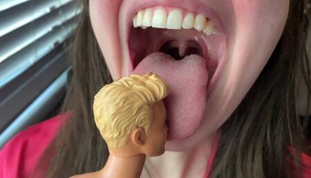 Giantess Face Licking Vore