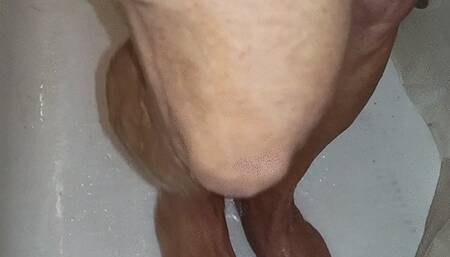Flexing in the shower