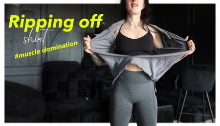 Ripping off t-shirts