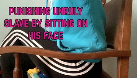 i sit on my incompetent slave's face