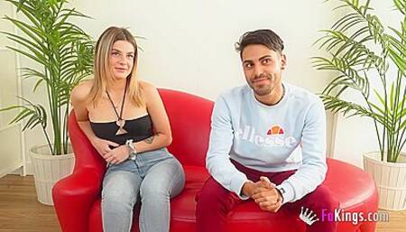 Blonde Teen 18+ Rubi Vergara Tries One Of Our Sexy Blind Dates!