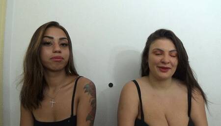 Crushing the slave's face very hard in 40 Minutes of Facesitting By Pietra Hunter , Carol Bianca and Daniel Santiago Cam by Dani full hd