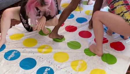 XXX Twister Game - Watch To See Who Makes It!