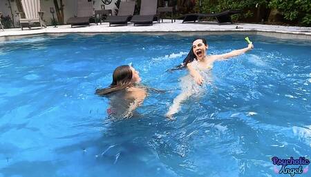 Diving Toy Race: Tyler Lynn & Ziva Fey Pool Challenges Part 3 of 3