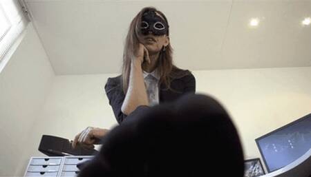 Smothered by your boss' sweaty nylon feet