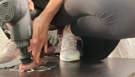 A CBT and Cockcrush experience with Nike Air 270 sneakers - Shoejob, Humiliation and cum Denying - 4k