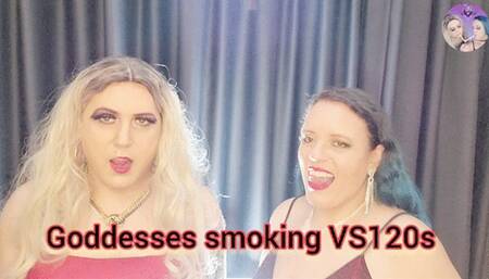 Goddesses smoking VS120s - SFL297