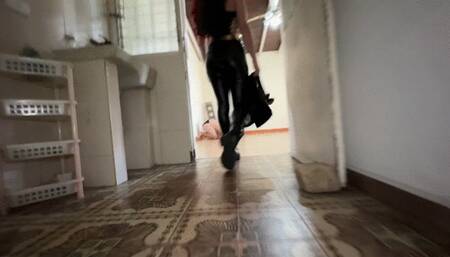 BQ Fear my Punishment Boots slave by the BootsQueen