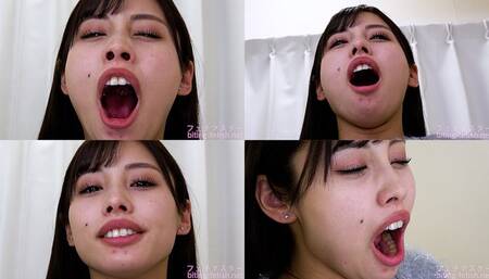 Mai Arisu - CLOSE-UP of Japanese cute girl YAWNING - MOV 1080p