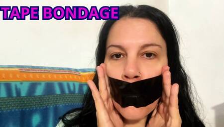 PUMPING LIPS ON SILVER TAPE