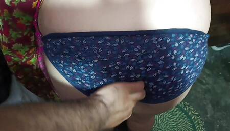 Indian Aunty Has a Cock in Mouth and Ass