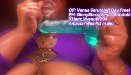 Ebony BBW Sucking Big Dick Wet and Sloppy Big Titty Fuck