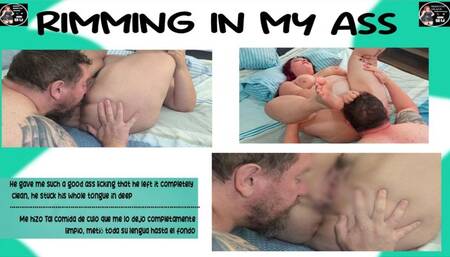 RIMMING IN MY ASS