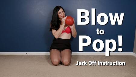Cum When Red 17" Balloon Pops Blow2pop Bra Pantyhose - Kylie Jacobs - MP4 1080p HD