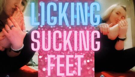 (58) LICKING, SUCKING FEET1