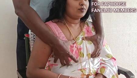 Face Video in Saree - Boobs Press