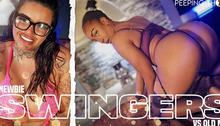 Interracial Swingers with Dirty Old Men - Dinky and Bambii