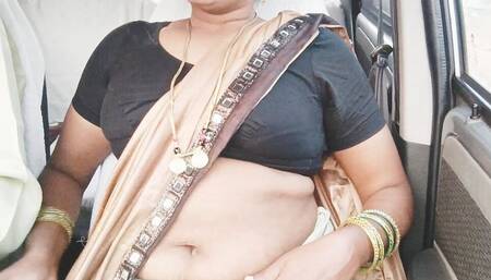 India Cal Gil Car Sex with Customer Telugu Dirty Talks.