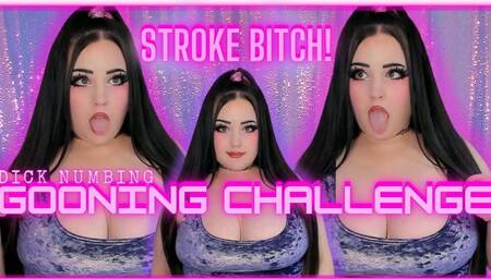 Stroke Bitch! Dick Numbing Gooning Challenge! (1080 MP4)