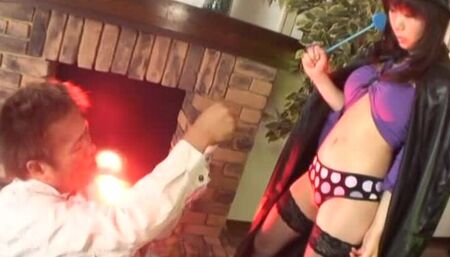 Marvelous stubbly Haruka Aoi performing in amazing creampie porn video