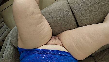 Big busty fat bbw ssbbw white milf with natural tits hardcore finger fucking orgasm, thick curvy phat booty step granny dripping wet pussy masturbating close up, plump chubby female in beautiful sexy mini dress flash giant pawg