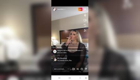 Sexy Bitch Smoking 120's Fetish