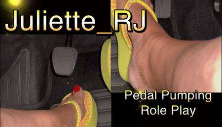 Juliette_RJ Real Pedal Pumping Role Play Driving a Hard Dick Friend Car - FOR MOBILE DEVICES USERS - WEDGE FLIP FLOPS - PEDAL PUMPING - RED PEDICURE - BBW LEGS - DIRTY LANGUAGE - REVVIG - DRIVING A FRIEND CAR ROLE PLAY - PUMP HARD - HARD DICK - PEDAL PUM