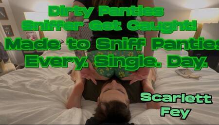 Panty Sniffer Gets Caught and Punished