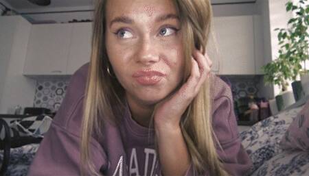 Sweet morning yawn mp4 HD