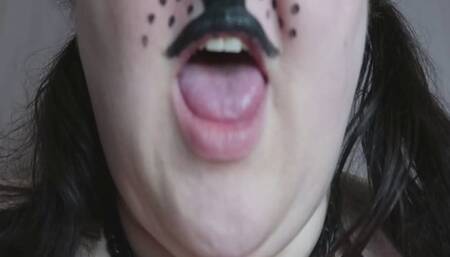 Puppy Play - Panting, drooling, Dildo Sucking