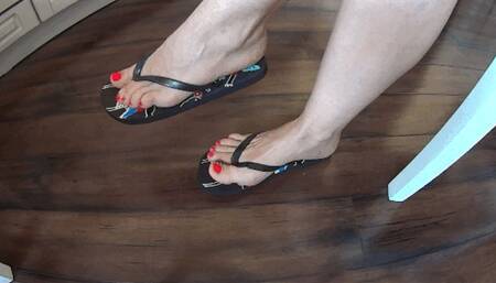 Toe Tapping in flip Flops FL