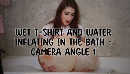 Wet T-Shirt and Water Inflating in the Bath - Camera Angle 1 MOV