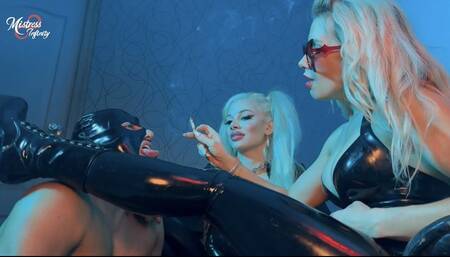 Human ashtray and spitting with Goddess Slavena