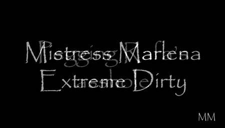 Fucking his ass with a 10cm large strap-on