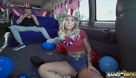 4th of July Celebration on The Bus