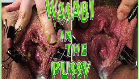 Pussy Masturbation with Wasabi Paste - Naughty Masochist