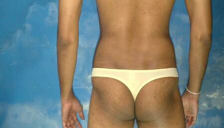 Sri Lankan Gay Boy's Underwear Try-out Jockstrap, Thong Underwear Compilation Asian Twink