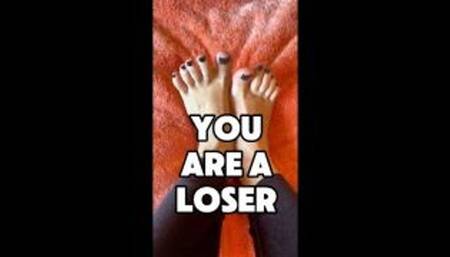 Verbal Hardcore HUMILIATION with Sexy Feet - Foot Fetish