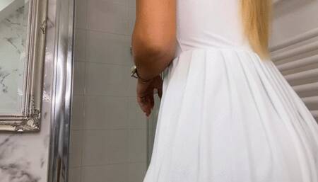 Hot & Sweaty Clothed Showering