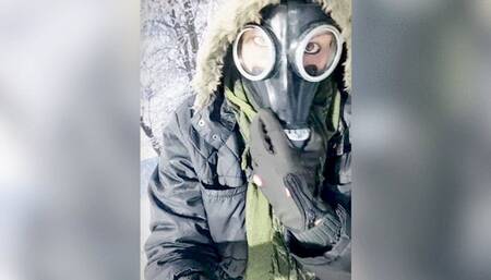 Frozen Desire Gas Mask Girl