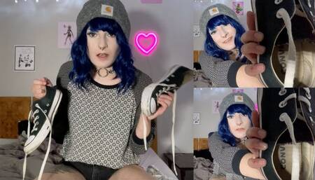 Caught Sniffing My Converse