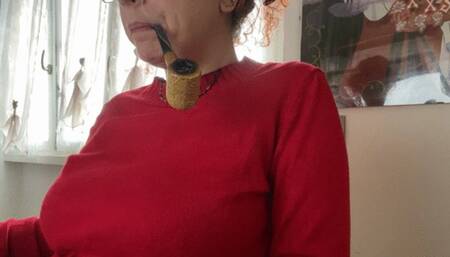 I'm smoking while I'm working