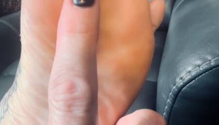 Tickle Tease of Your Ticklish Sole with Harmony