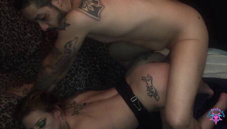 Getting My Big Dick Sucked, Eating Her Sweet Asshole, Rose on Both Knees Ass and Pussy Wide Open Asking to Get Pounded