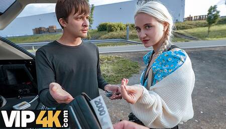 Sexy blonde Daruma Rai quit her photographing job in sake of Hunter’s huge cock