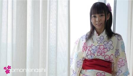 Hot sex with a big-breasted beauty in a yukata!